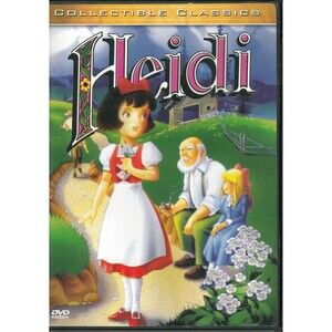 Heidi DVD 1996 Animated Movie Jetlag Productions Kids Family Classic English